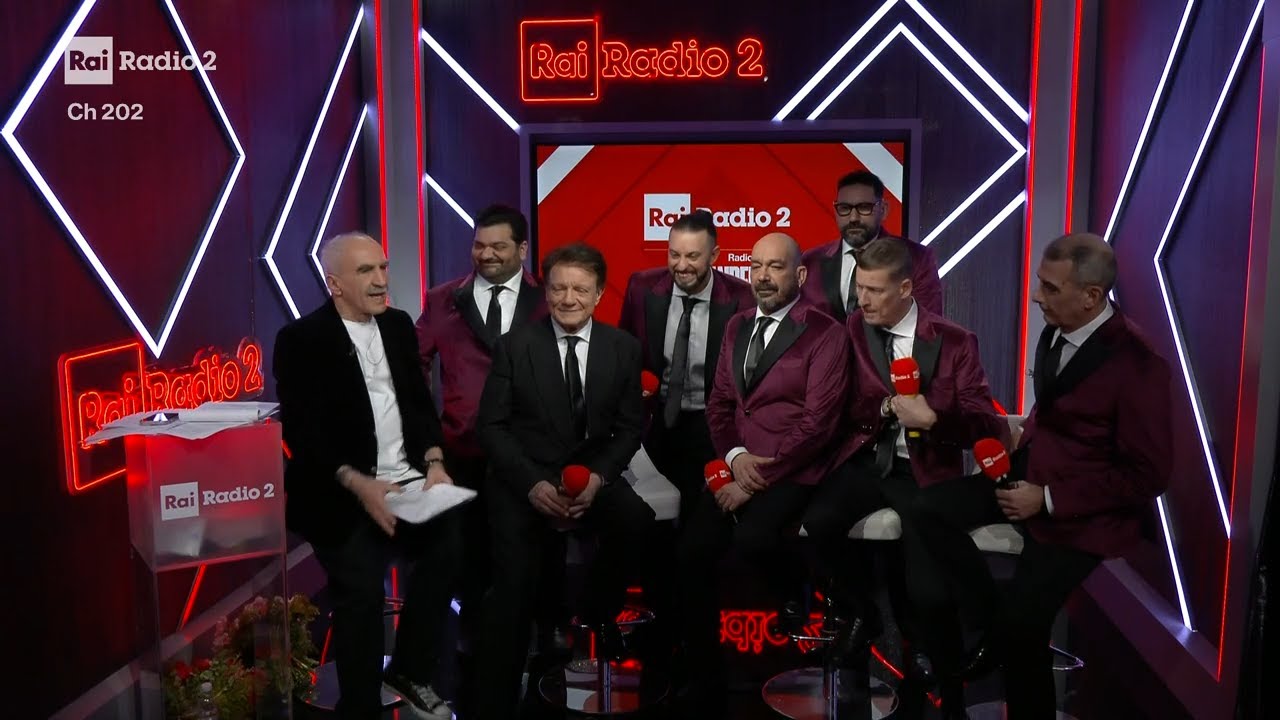 Intervista a Massimo Ranieri e i Neri per caso (Serata Cover) - Radio 2 a Sanremo