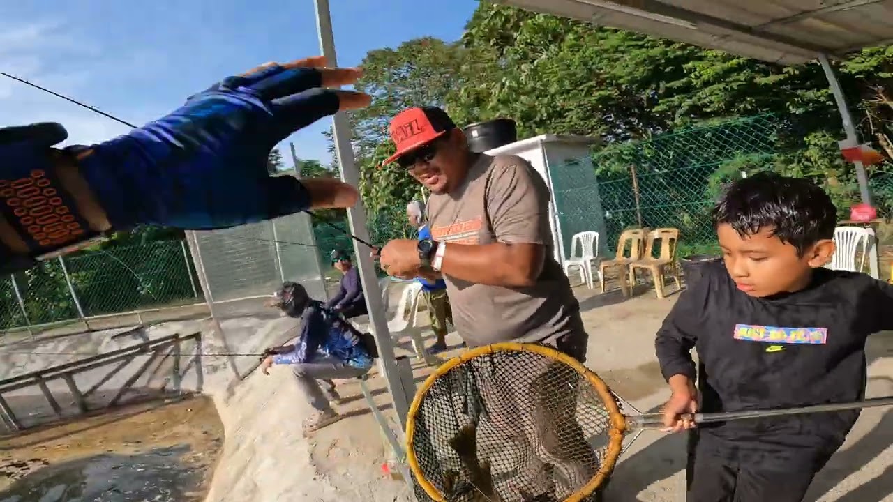 Test kolam air masin pajam lepas cuci....🤣🤣🤣
