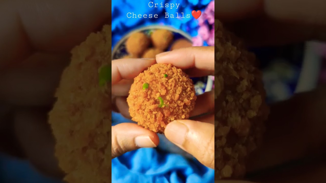 Crispy Potato Cheese Balls ❤️🥰 Crispy outside Melted Cheese Heaven inside 😍🧀