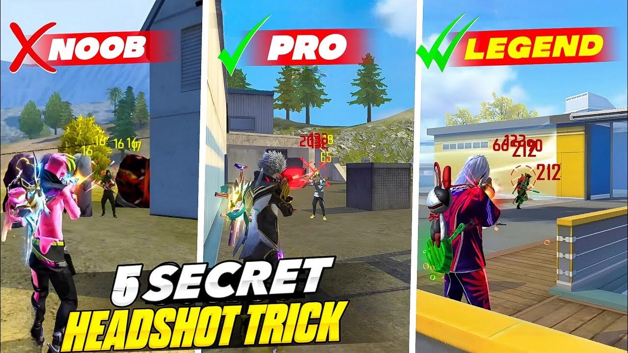 New UMP Secret Headshot Trick 🔥 || Free Fire India Auto Headshot Pro Settings || FireEyes Gaming