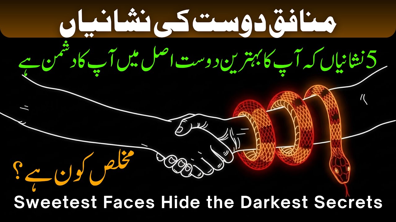 Munafiq Insaan Ki Pehchan || Sweetest Faces Hide the Darkest Secrets
