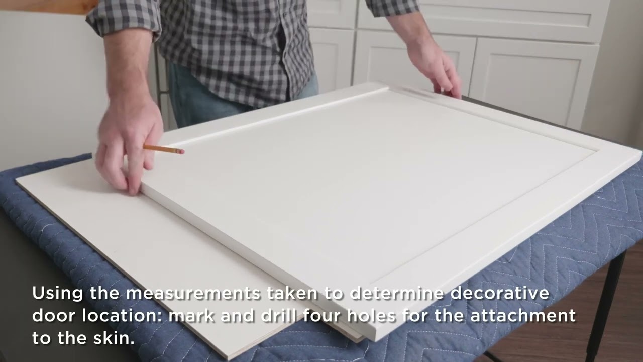 How to Install a Decorative Cabinet End Panel