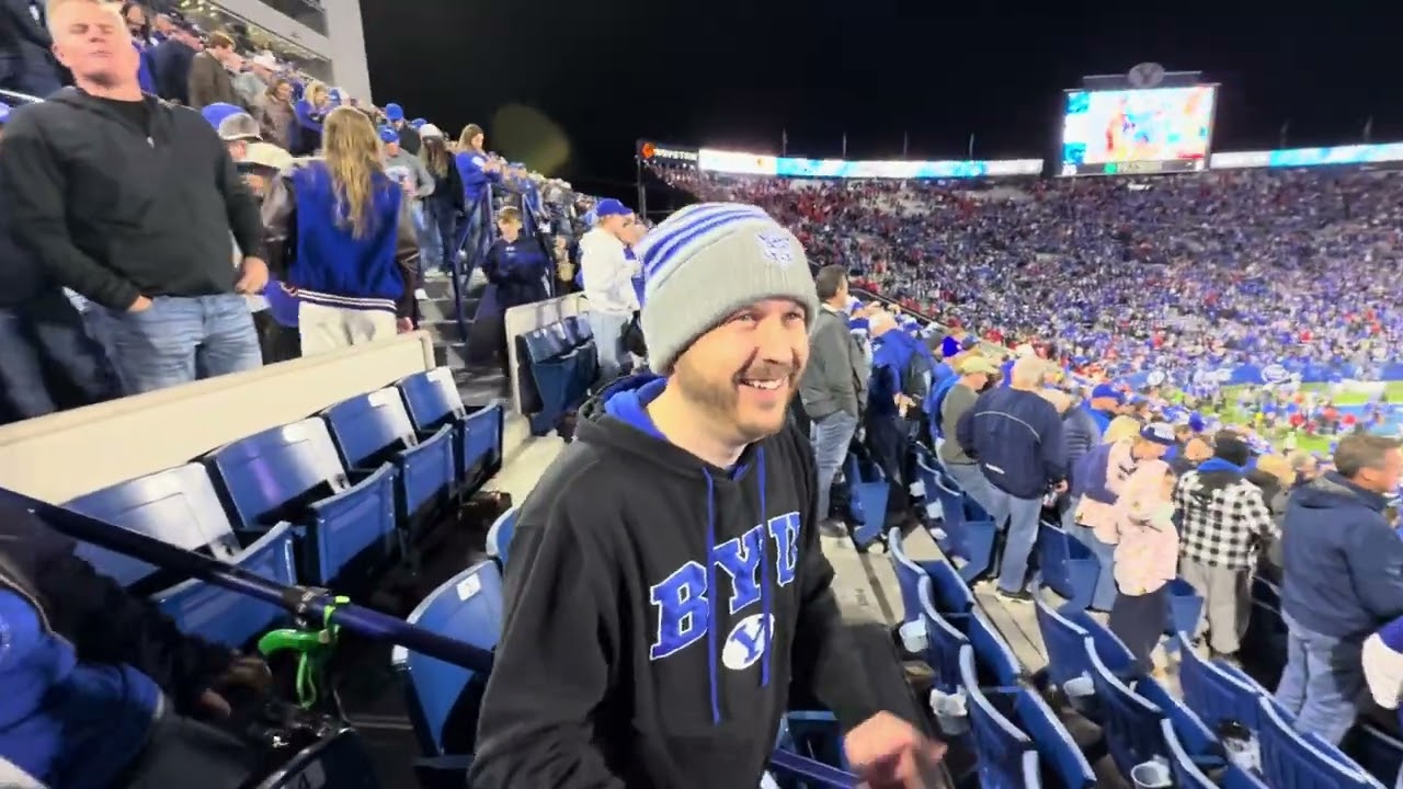 Storming the Field after BYU's Epic Win over Utah!