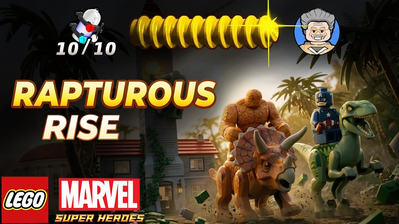 Rapturous Rise 100% Completion【#12】| LEGO Marvel Super Heroes