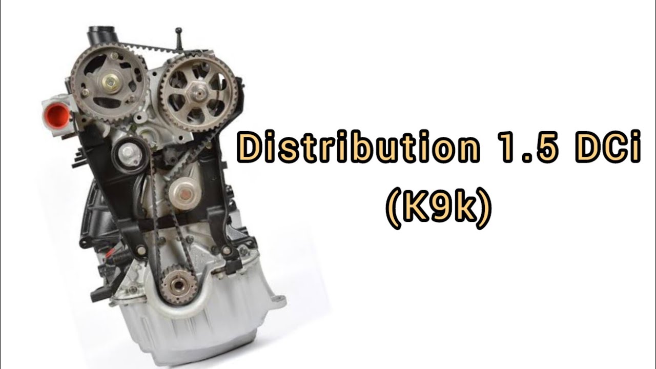 changement courroie distribution moteur Renault 1.5 dci ( kangoo , M&eacute;gane , clio 3 /4 ...)