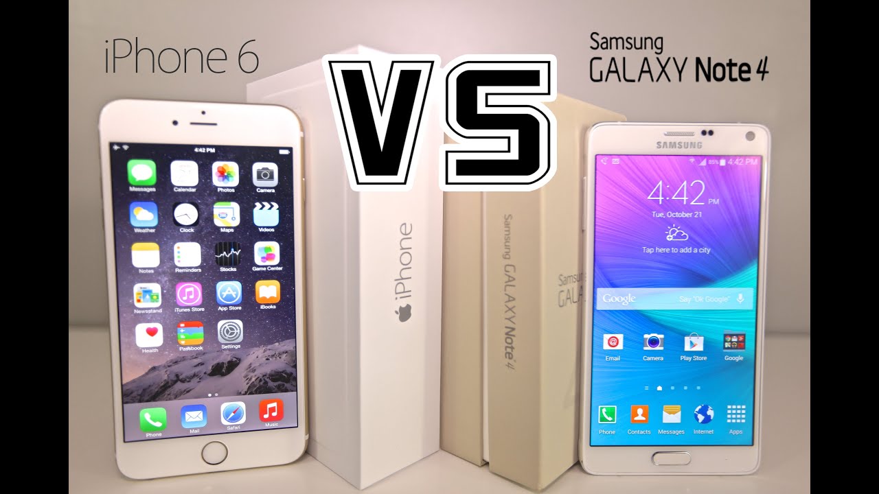 iPhone 6 Plus VS Samsung Galaxy Note 4 - Ultimate Full Comparison