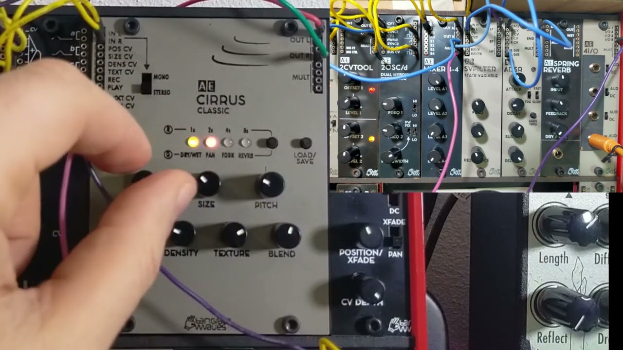 Metamorphosis with Clouds clone: lead and sequence - Jam with #AEModular #synthesizer #modular