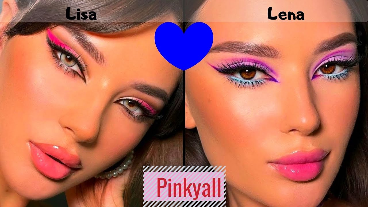 LISA OR LENA 💗 Pinkyall #73 [Outfits & Makeup & Hair & Nails & ملابس LISA OR LENA] #lisalena