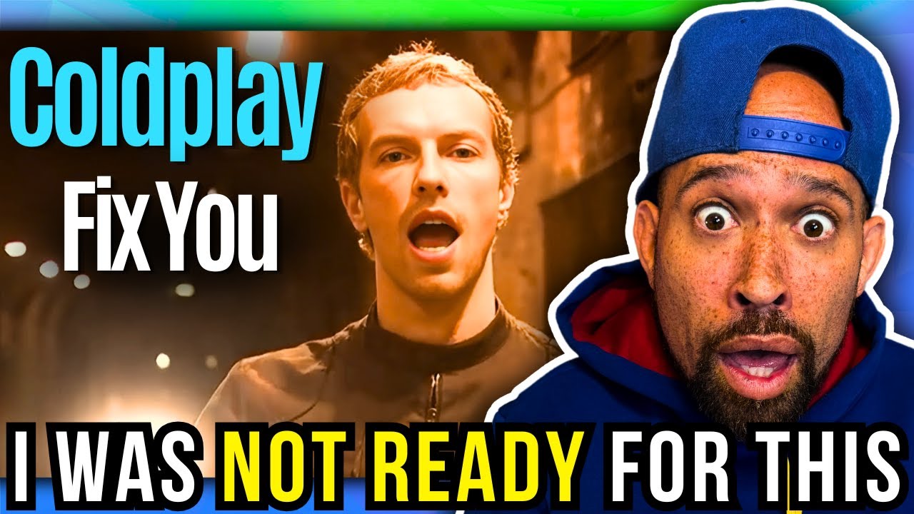 Rapper FIRST time REACTION to Coldplay - Fix You!! This took me on a trip...