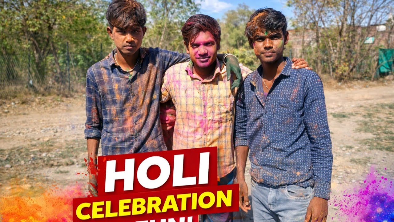 Hamare gaon ki holi 😀 