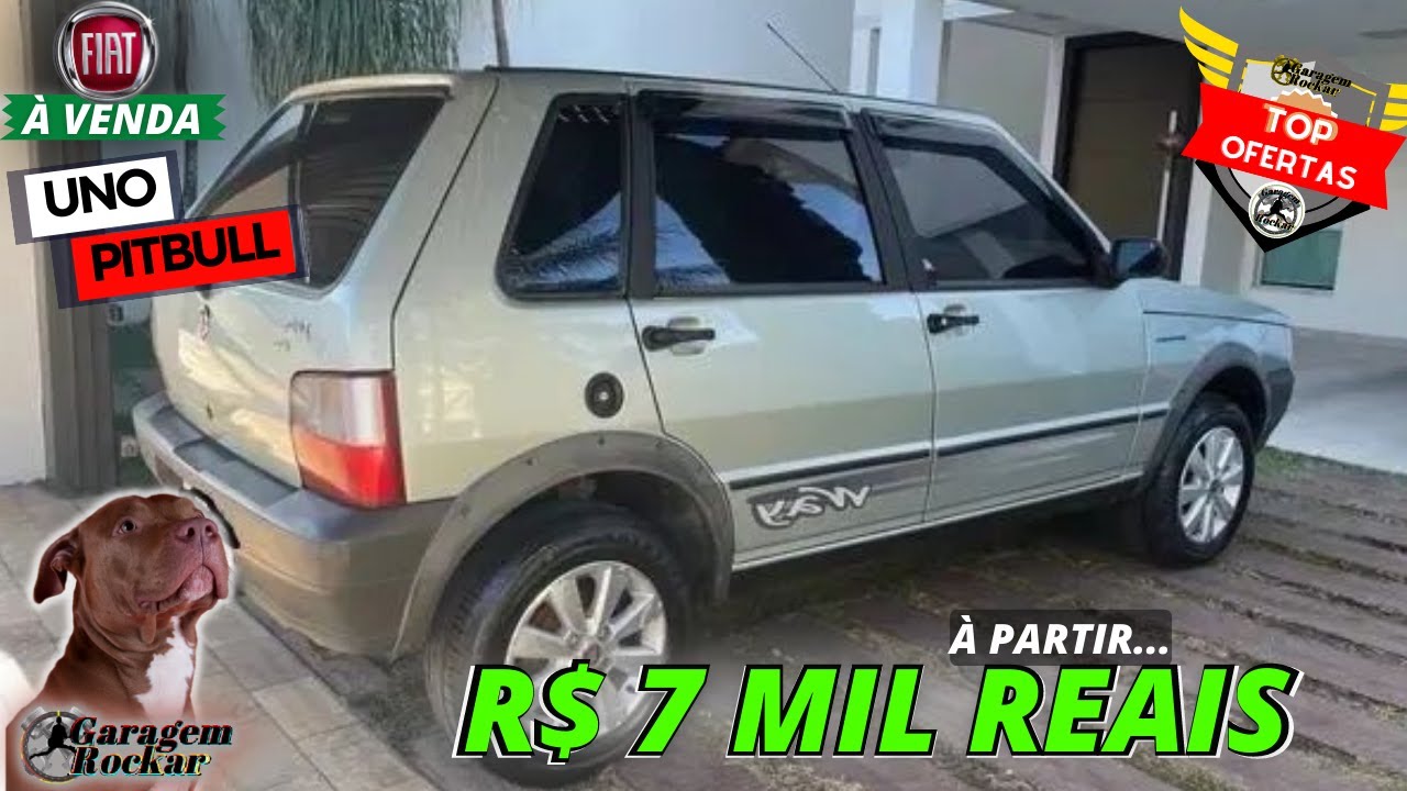 FIAT UNO FIRE PITBULL barato a venda [À PARTIR DE 7 MIL! Top ofertas Rockar! #unobarato #fiatunofire