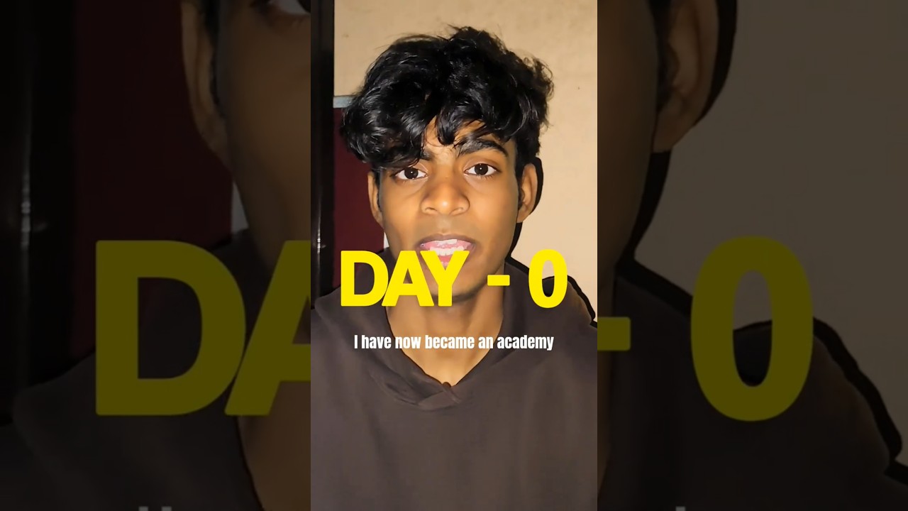 DAY - 0 A New Beginning.... 