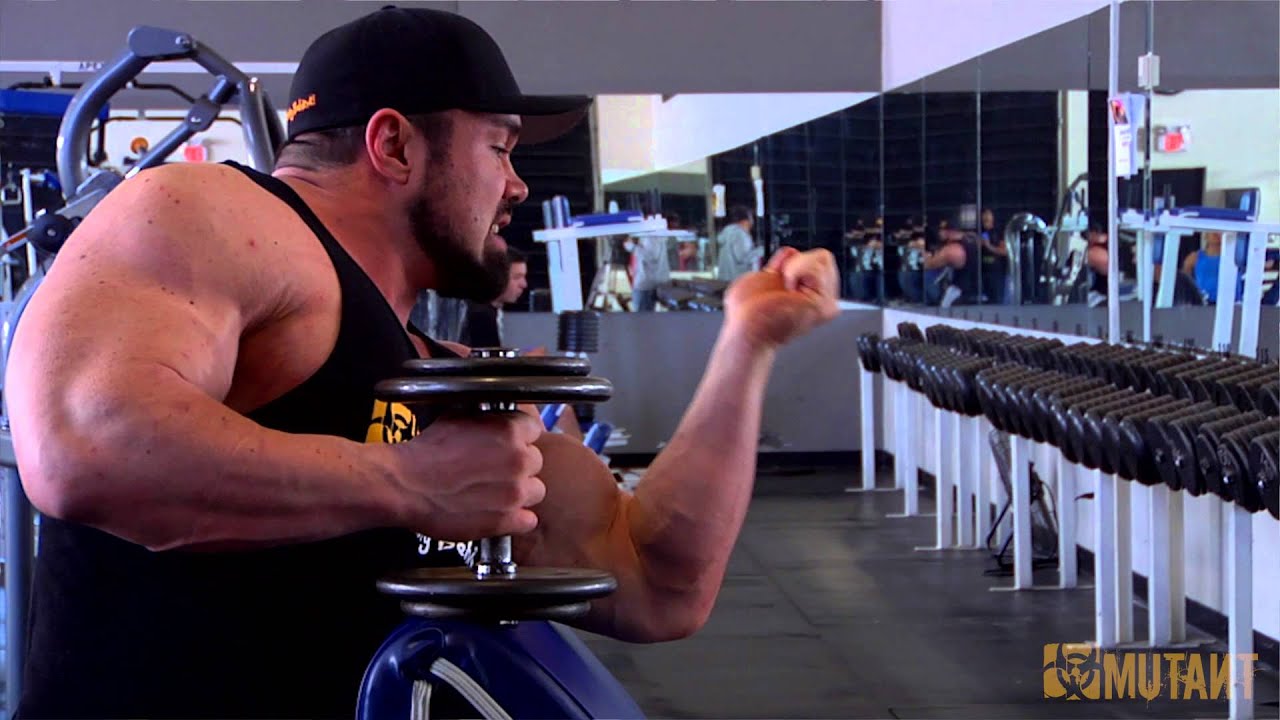 MUTANT in a MINUTE - One arm preacher curls with Big Ron Partlow