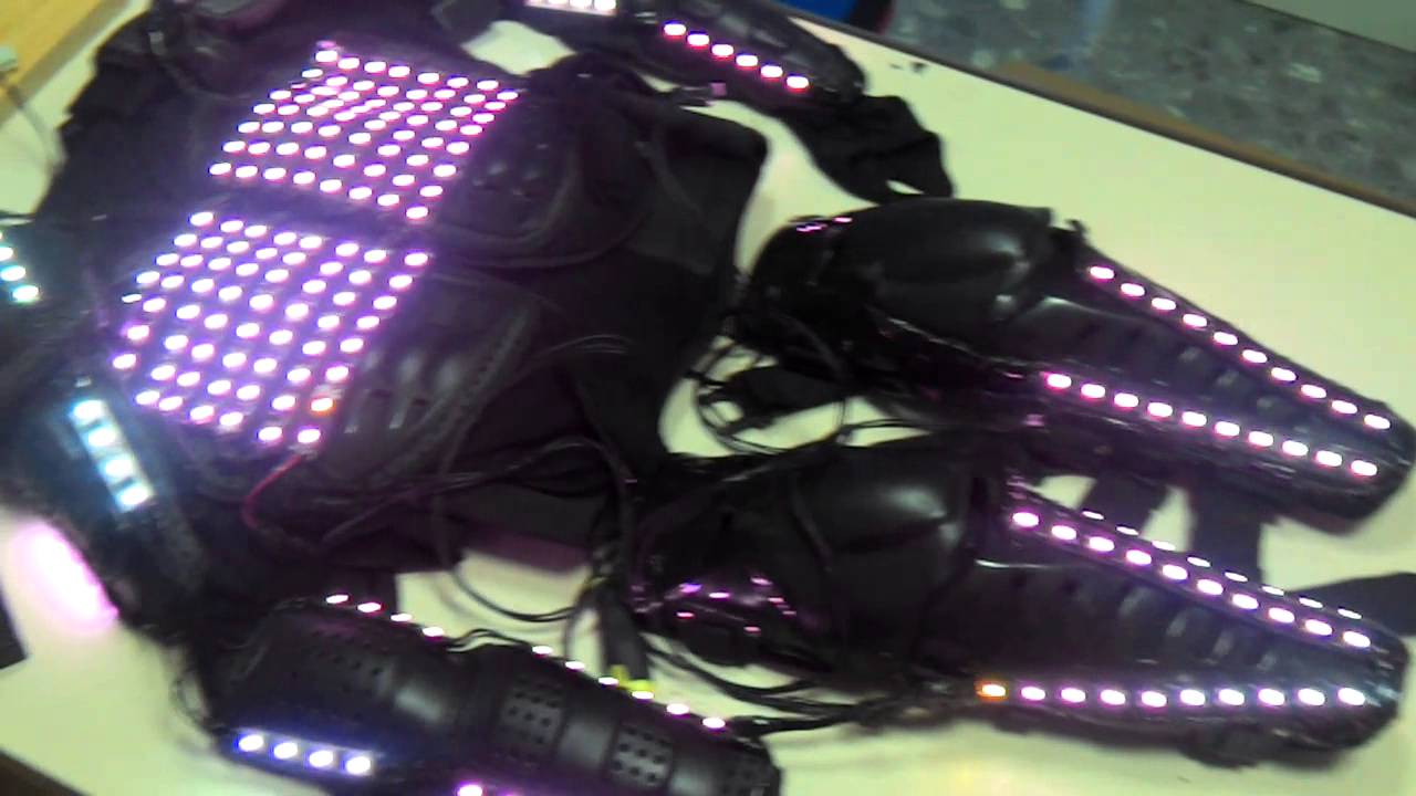 Traje Led , prueba 2