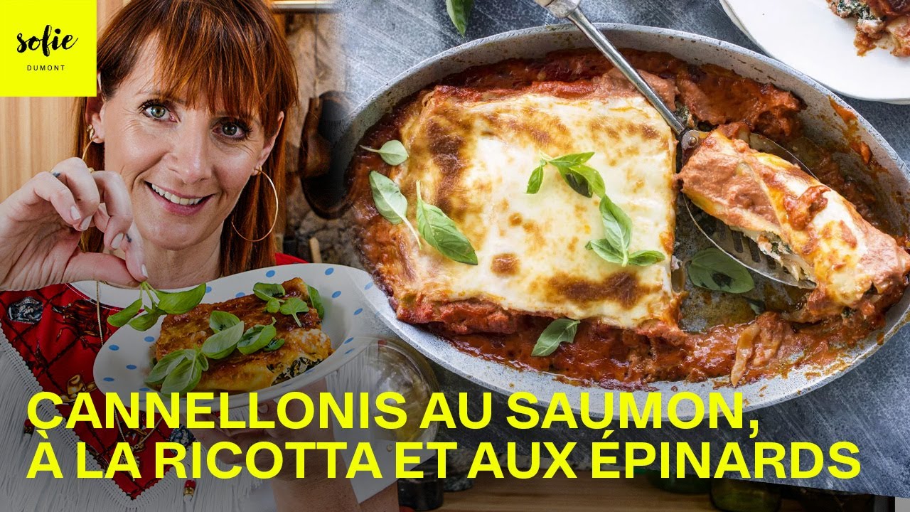 Cannellonis au saumon, à la ricotta et aux épinards ❤️ | Sofie Dumont