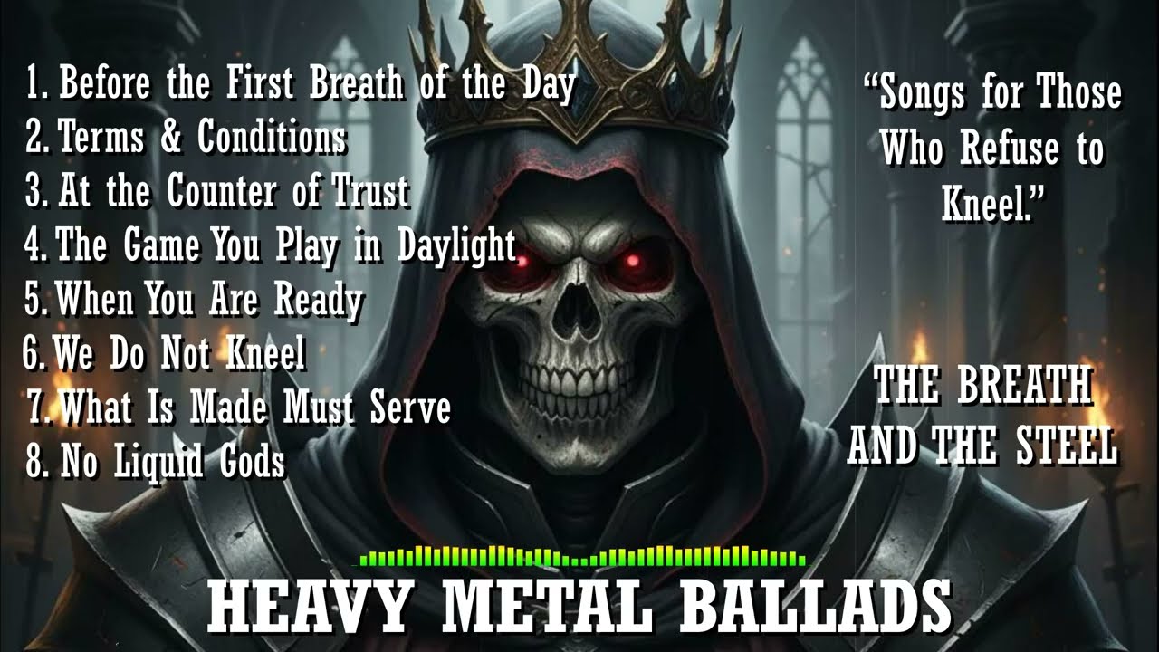 THE BREATH AND THE STEEL ,*“This Is Not an Album.This Is a Spine.”** ,#HeavyMetalBallad  ,#EpicMetal