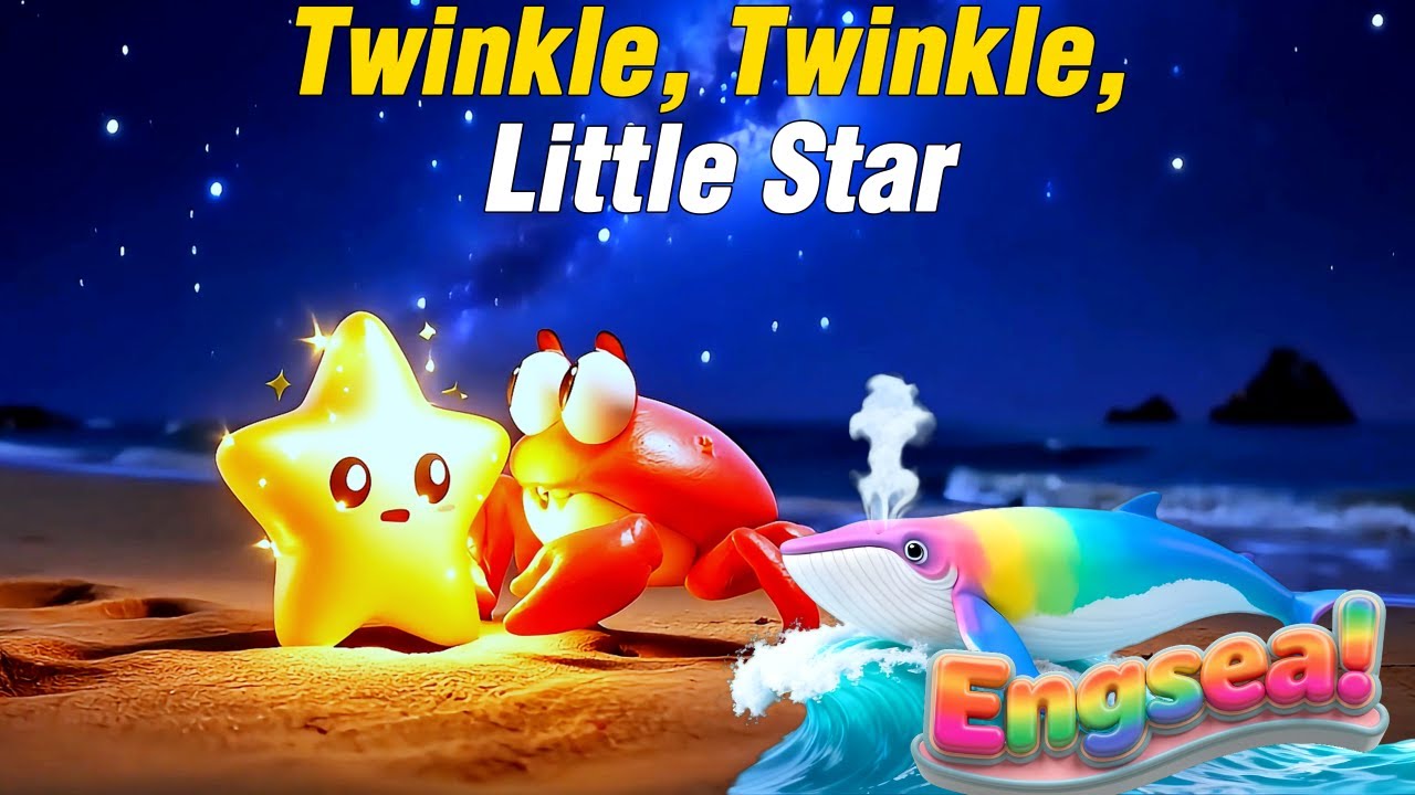 Twinkle Twinkle Little Star | Детская песенка для детей | Детские песни | Engsea World