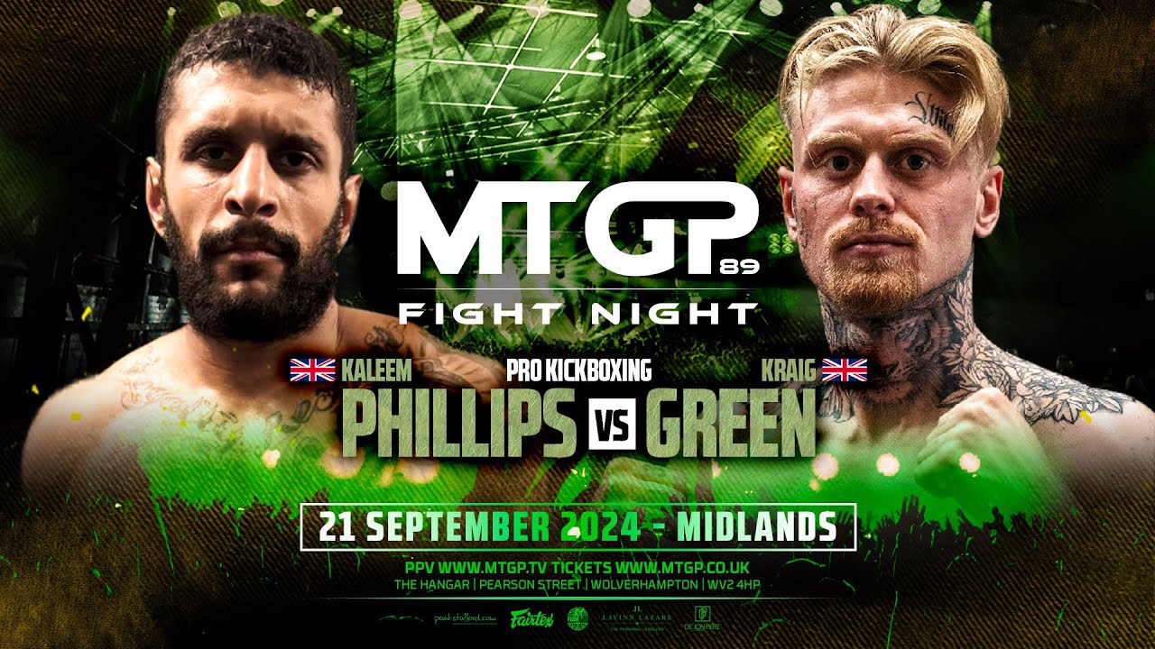 Kaleem Phillips vs Kraig Green // MTGP Fight Night 89 // 21.09.2024 // Wolverhampton