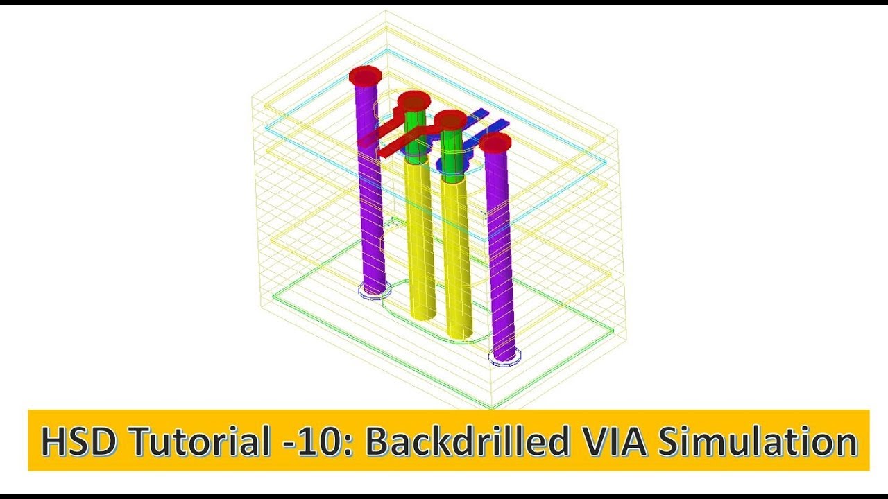 HSD Tutorial-10: Backdrilled VIA FEM Simulation