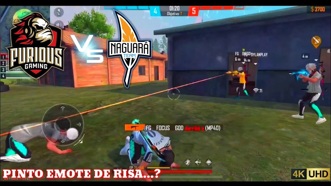 🔥FURIOUS GAMING vs NAGUARA TEAM | 4 vs 4 |🔵QUE PASA CON FG? *se rien de focus*🔴