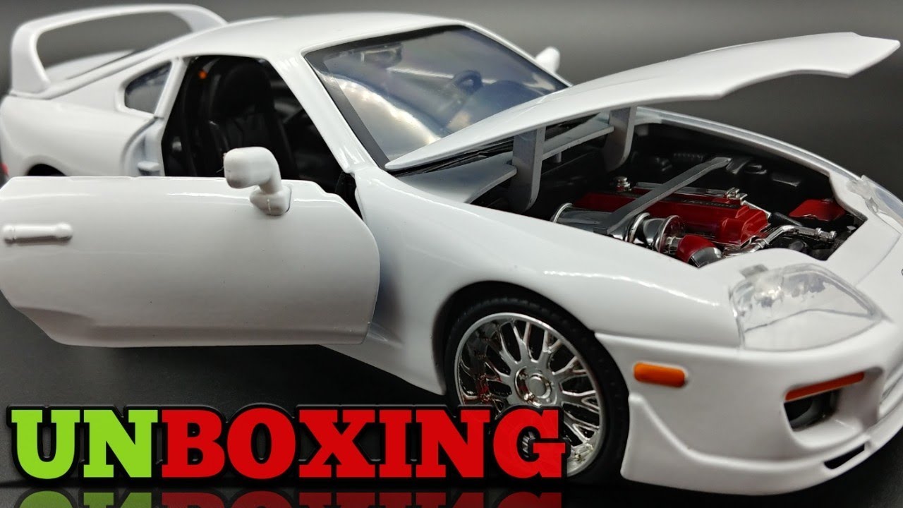 DIECAST UNBOXING - Toyota Supra MK4 1/24 Scale Diecast Model Car by Jada
