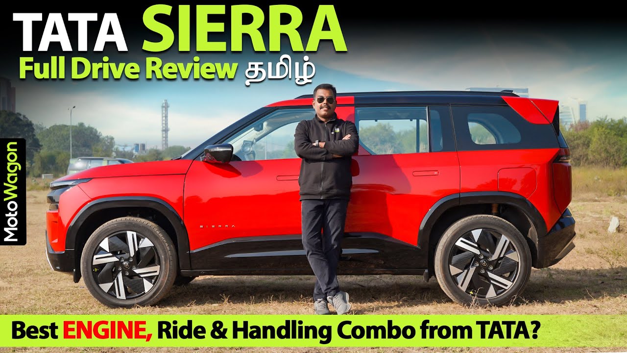 Tata Sierra - Full Drive Review | 1.5L Hyperion Driven | Tamil Car Review | MotoWagon.