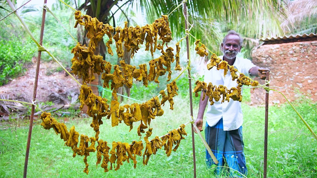 MUTTON DRY MEAT | கொடி கறி | உப்பு கண்டம் | Village Traditional Recipe | village grandpa karuppasamy