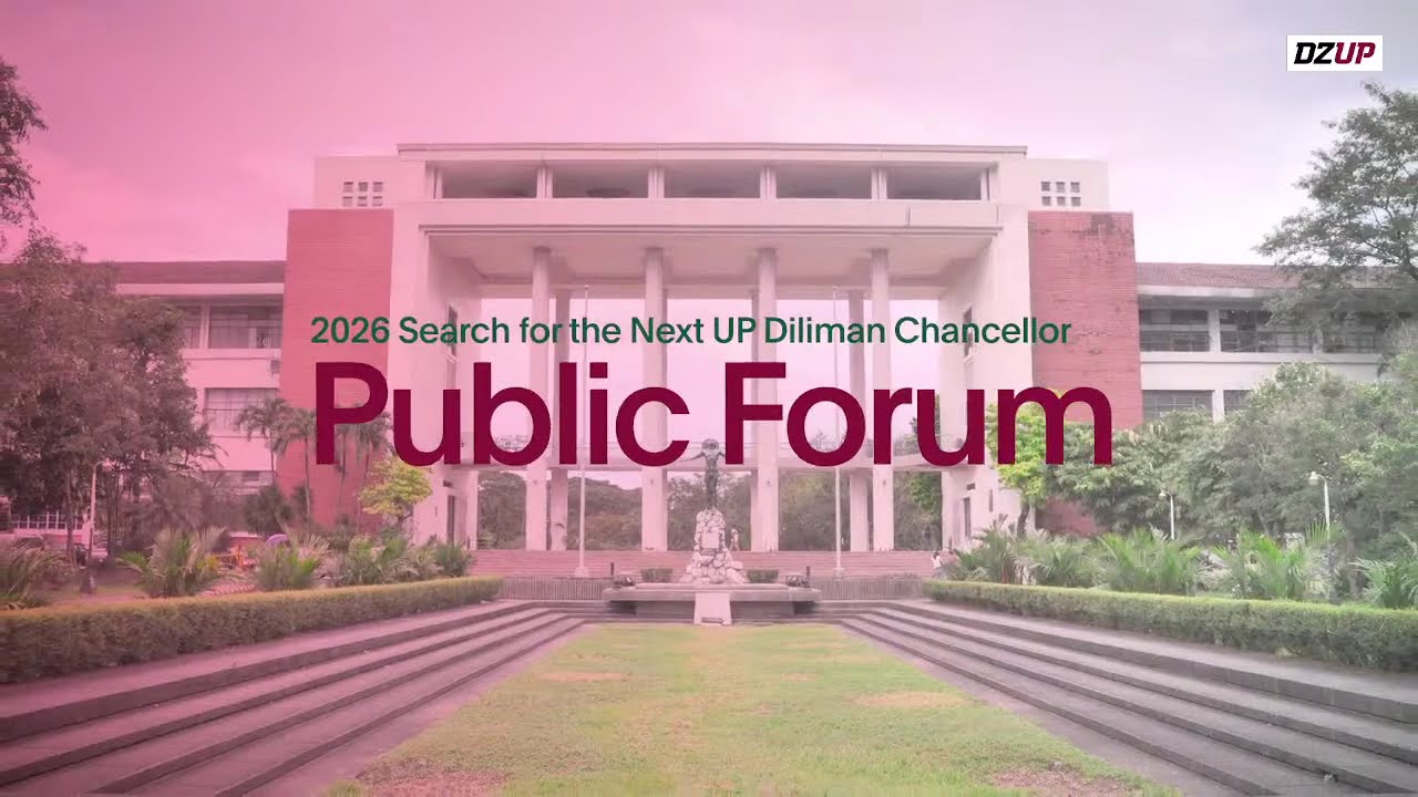 Public Forum for the Search for the Next UP Diliman Chancellor