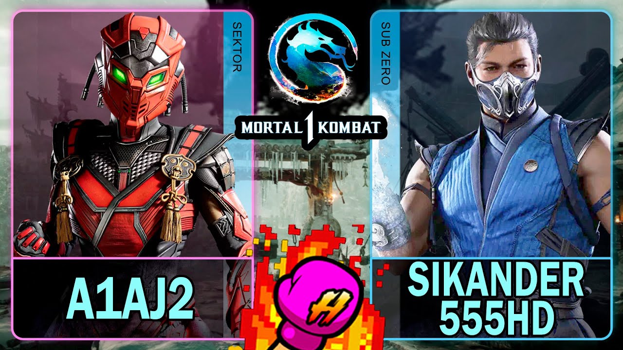 MK1 A1AJ2 (SEKTOR) VS Sikander555HD (SUB-ZERO)🥊Mortal Kombat 1🥊4K 60ᶠᵖˢ