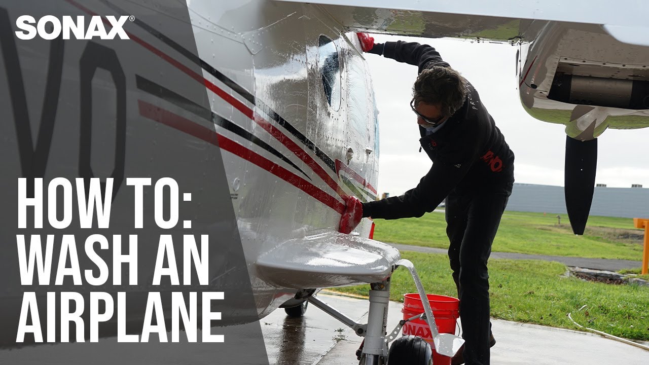 How To Wash An Airplane | SONAX Australia