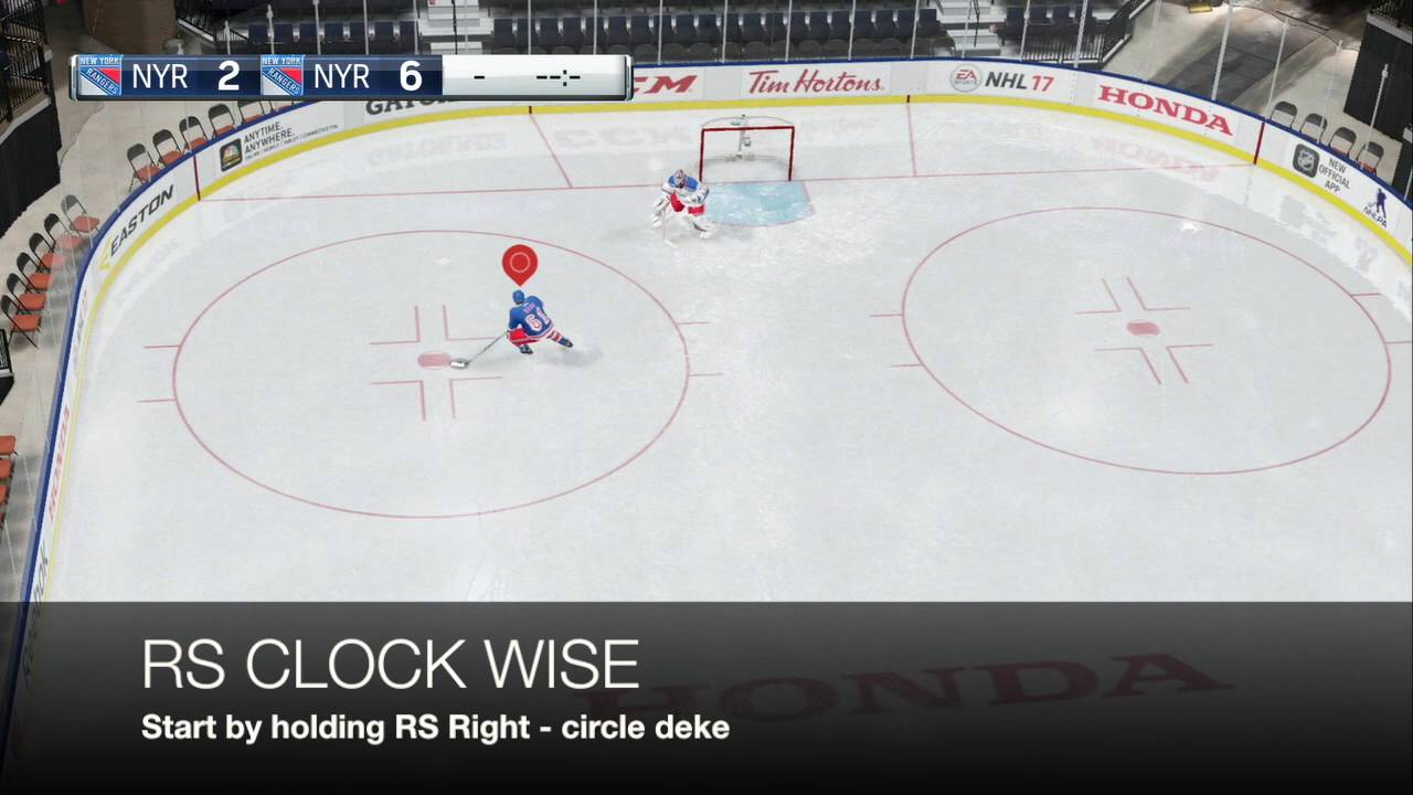NHL 17 - ALL DEKE TUTORIAL - WHERE'S THE MANUAL?