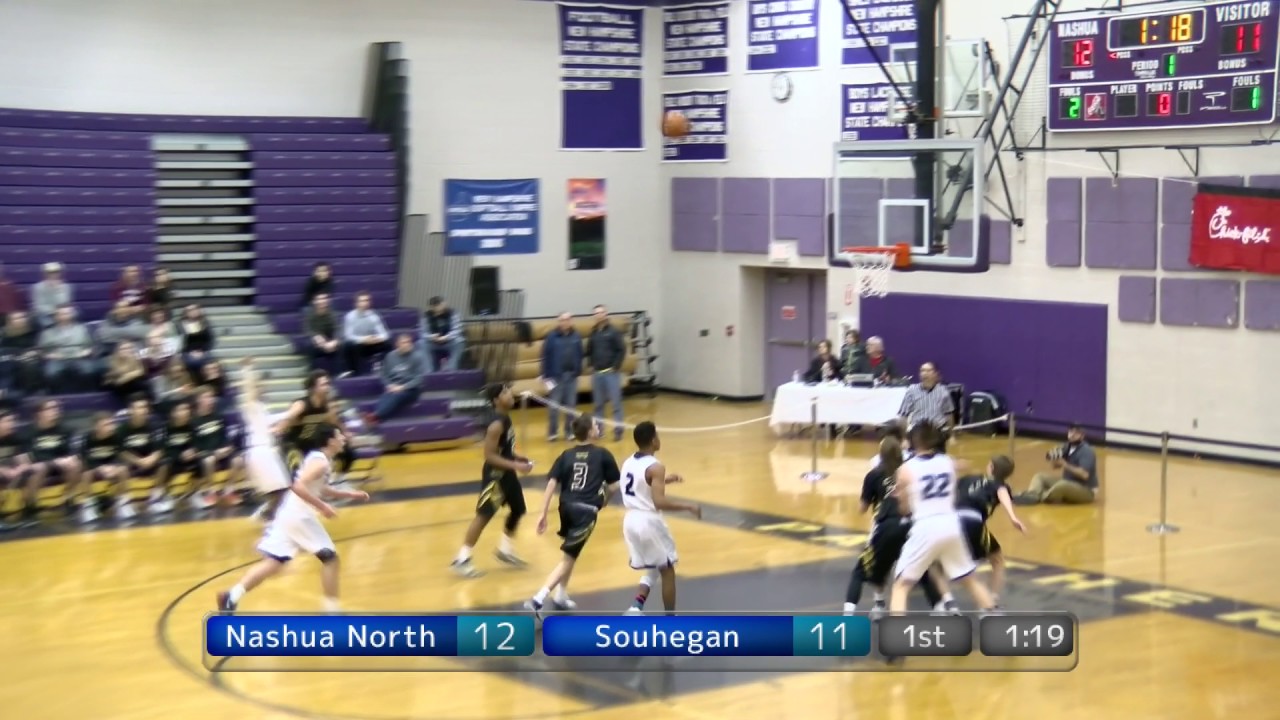 Nashua North vs Souhegan Boys Basketball  12/28/16
