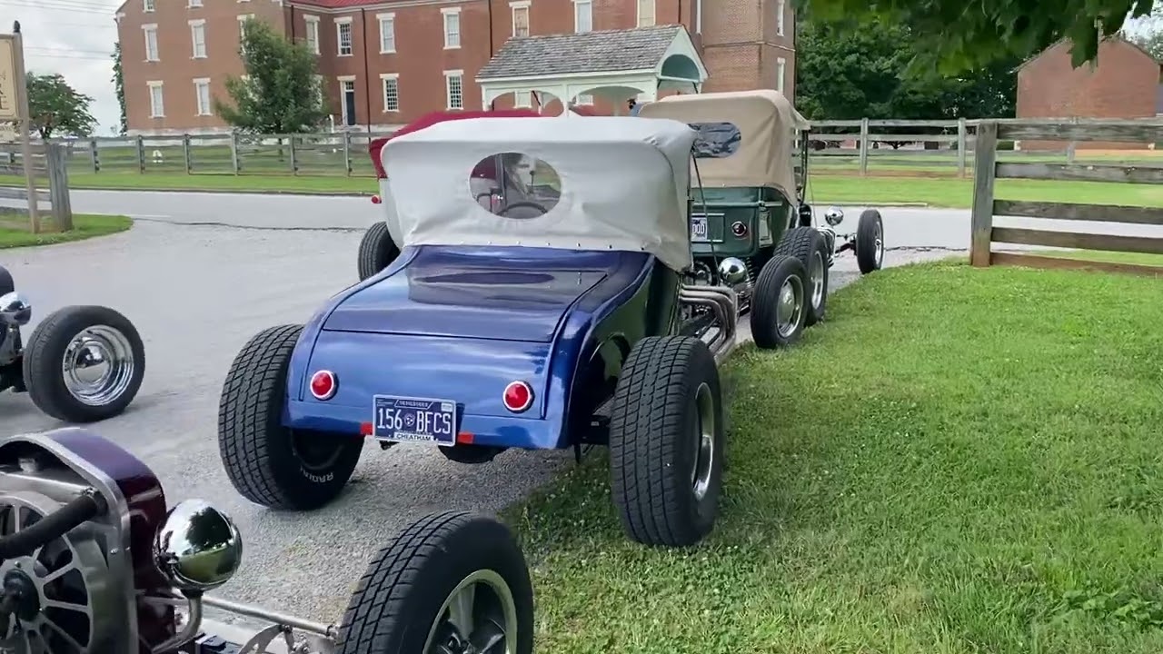T Buckets lined up on a cruise.