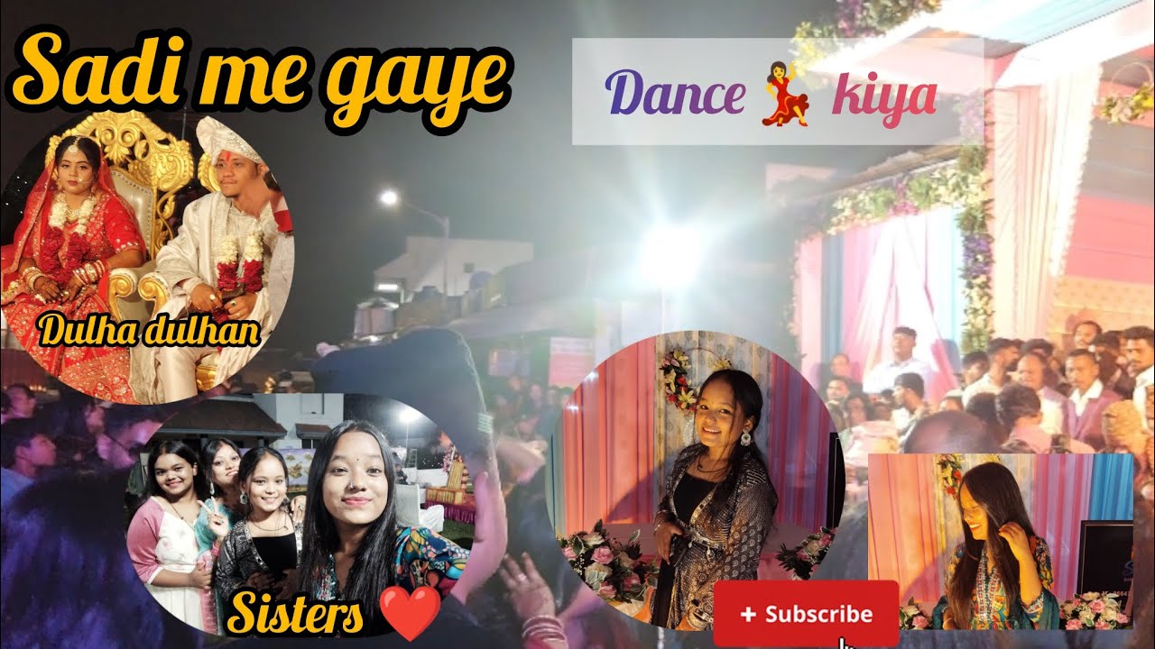 Sadi vlog😀❤💥# family enjoy😁#maja Aya dance karke 💛❤