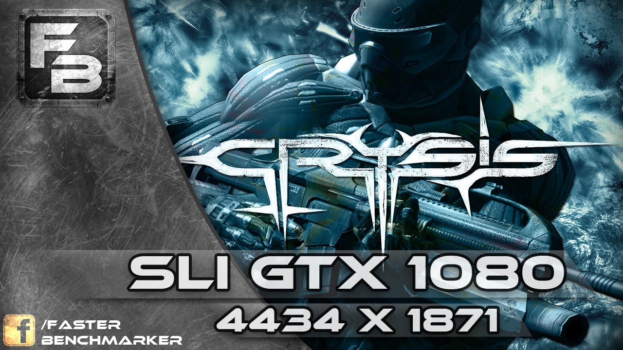 CRYSIS RODANDO RESOLU&Ccedil;&Atilde;O ABSURDA - SLI GTX 1080