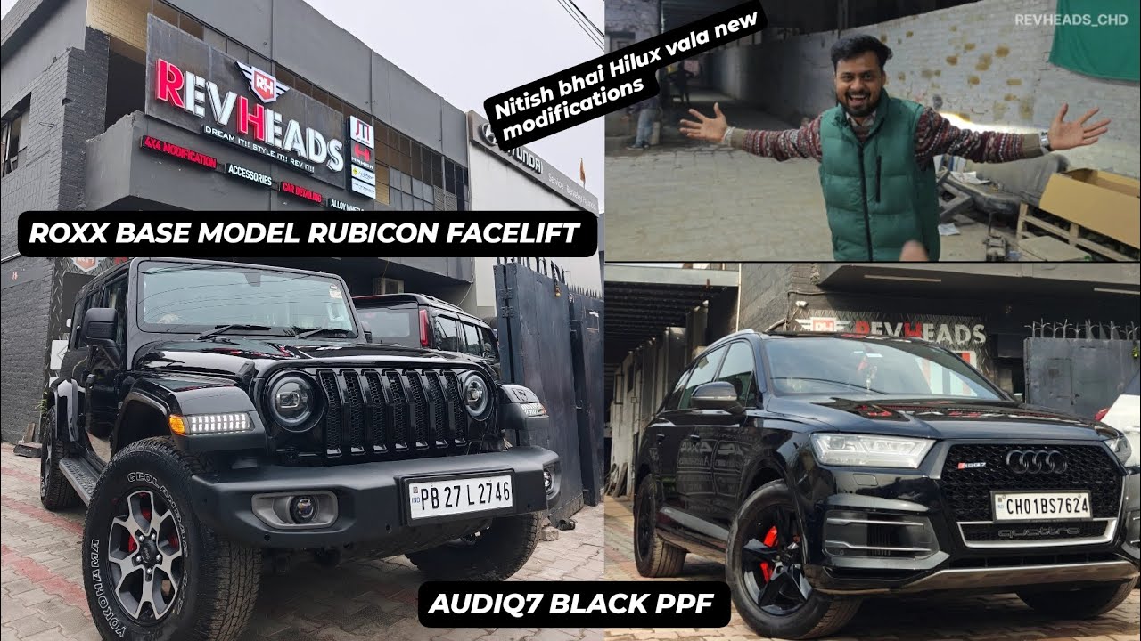 THARROXX BASE MODEL FULL MODIFIED RUBICON FACELIFT/ NITISH BHAI HILUXVALA NEW MODIFICATIONS/REVHEADS