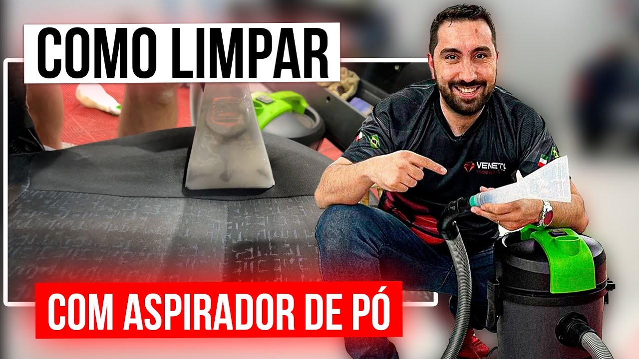COMO LIMPAR BANCOS EM TECIDO | Com Aspirador Doméstico