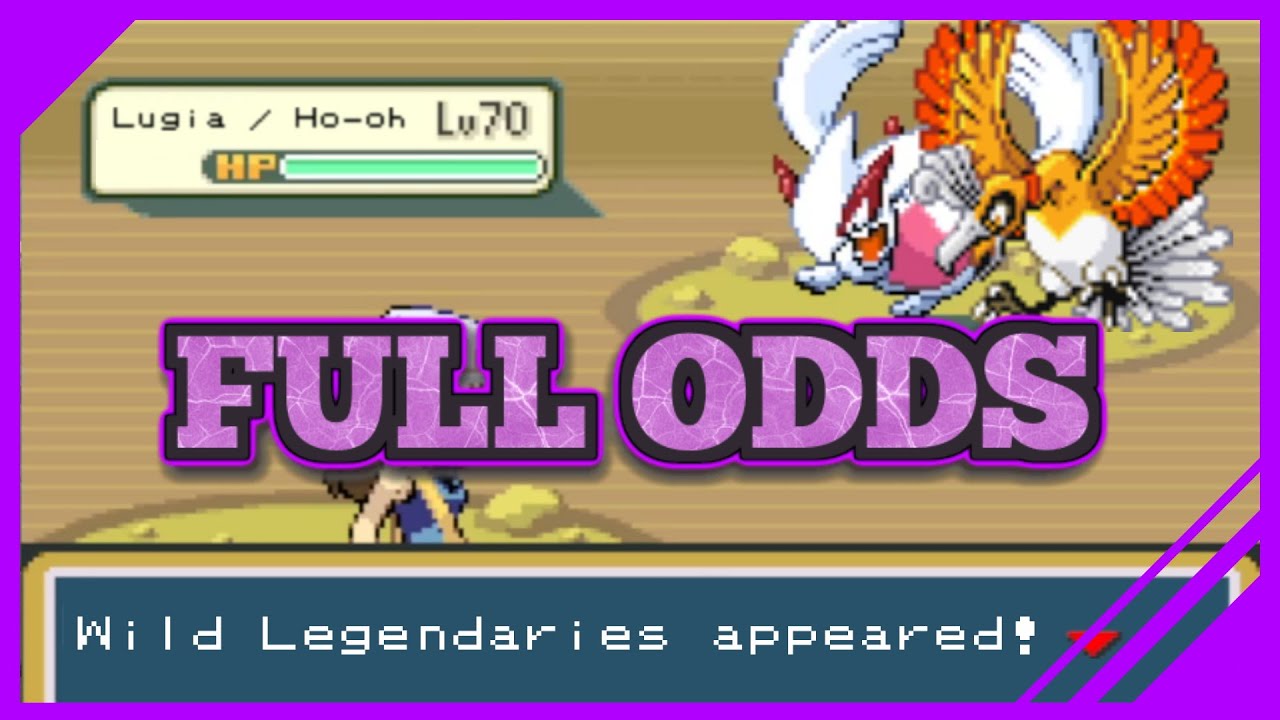 FULL ODDS Lugia and Ho-oh In Firered And Leafgreen!
