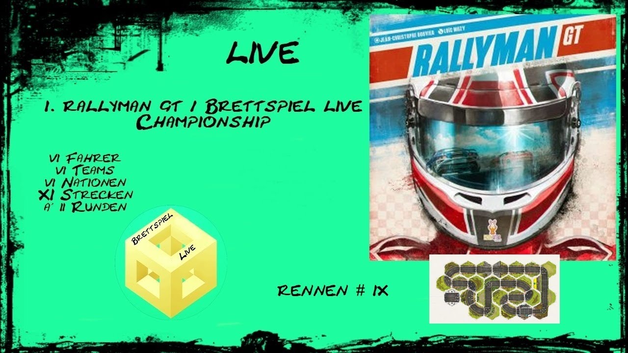Rallyman GT - [Brettspiel] [Live] [Let's Play] - Championship - Rennen 9