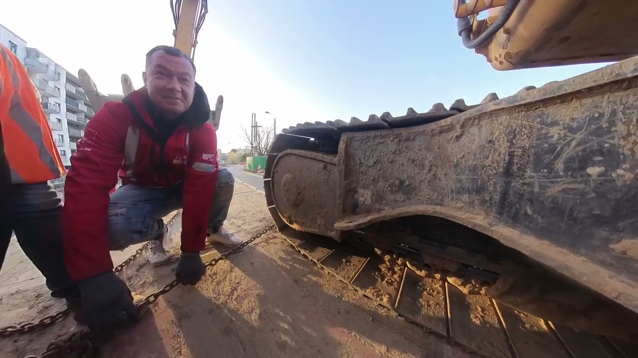 Transport koparki #transport #gabaryty #ciężarówka