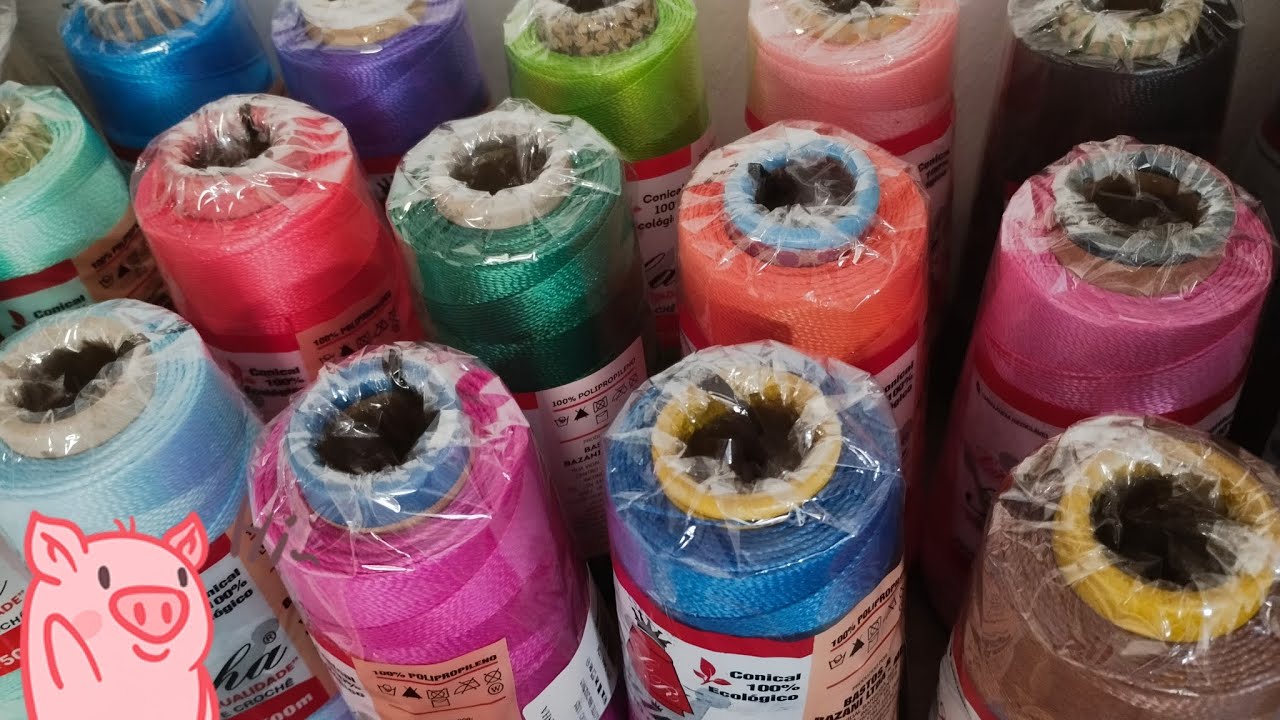 Gratidão a Deus 🙏, comprinhas de linha de propileno