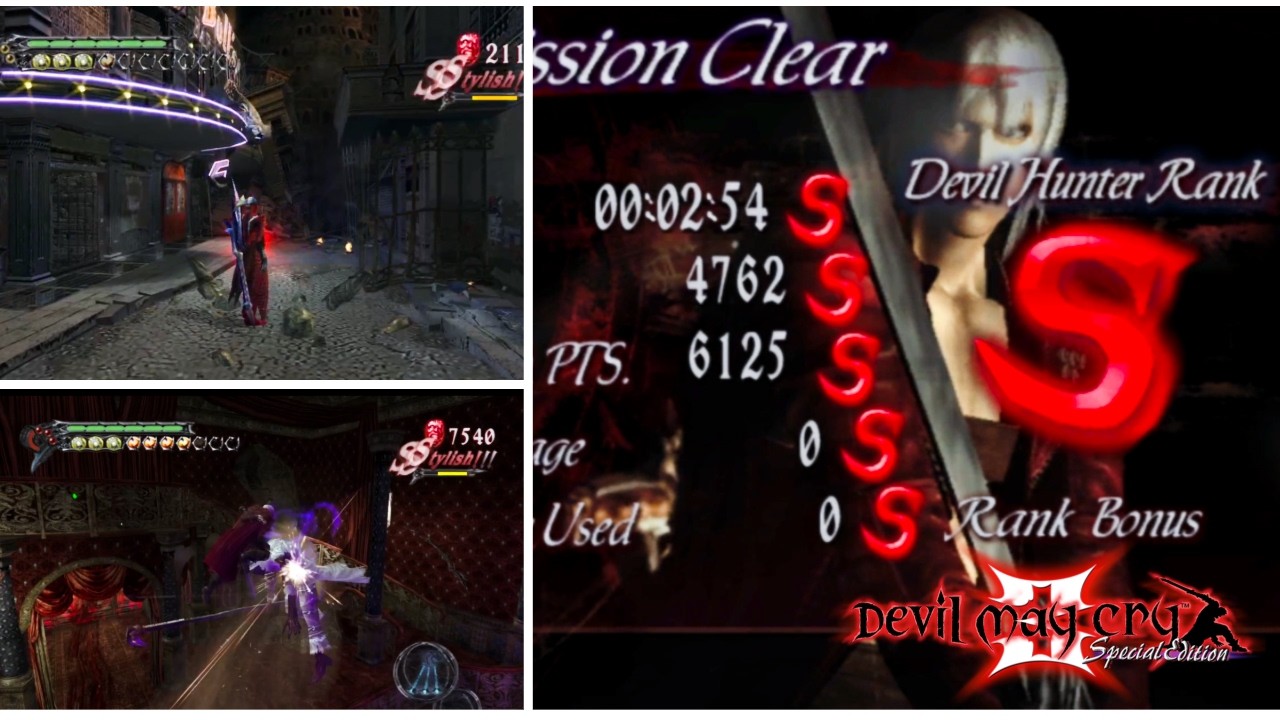 DMC3 SS rank DMD( Style Switch) Mission 1-3 ( part 1)