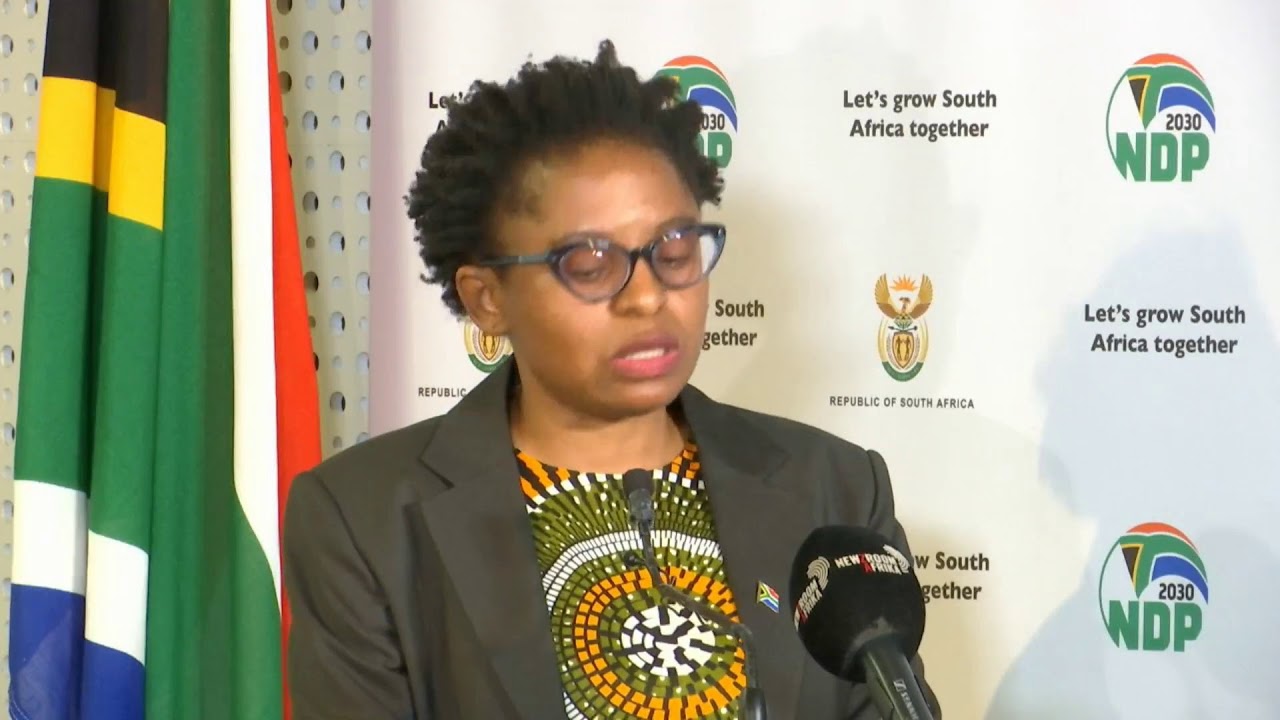 Minister Ntshavheni's media briefing on government's action plan after violence and looting