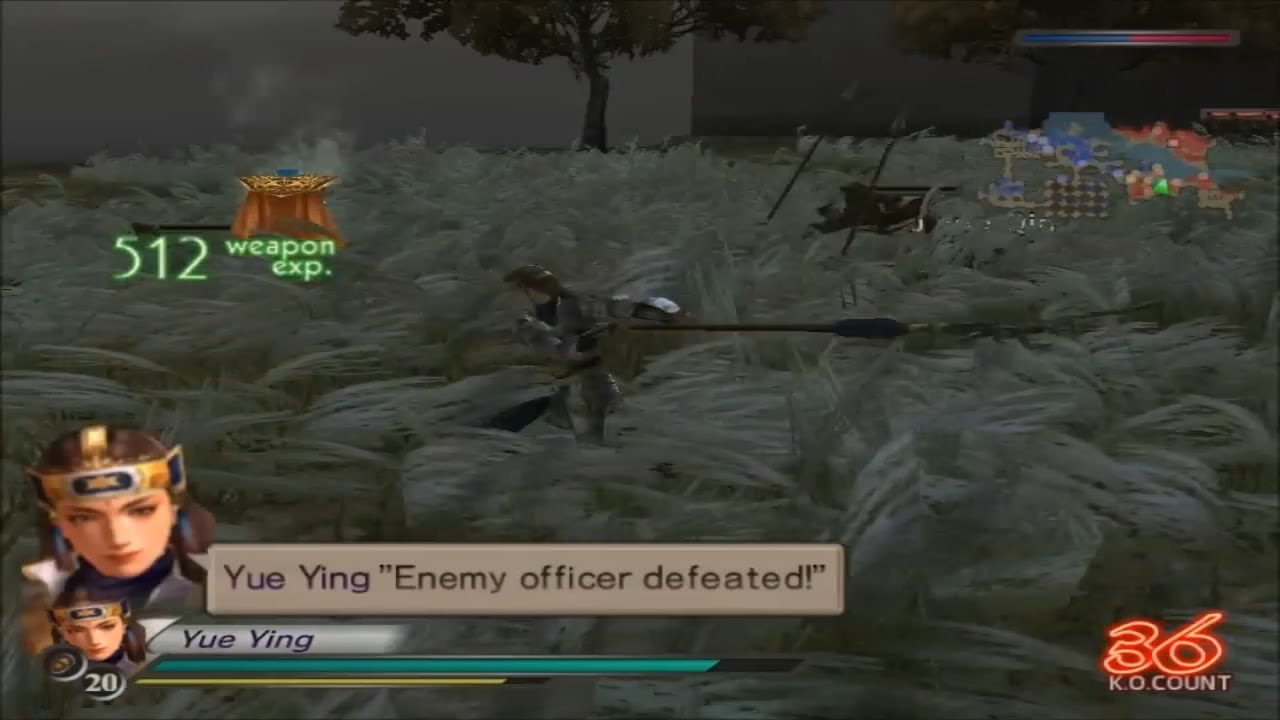 Yue Ying - Battle of Yi Ling (Shu side) - Dynasty Warriors 4 Hard Mode