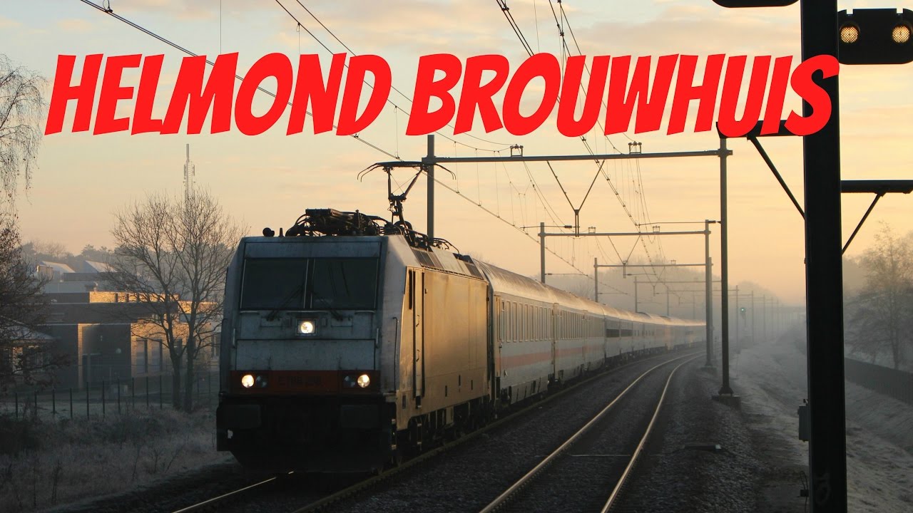 Treinen op station Helmond Brouwhuis 3-12-2016