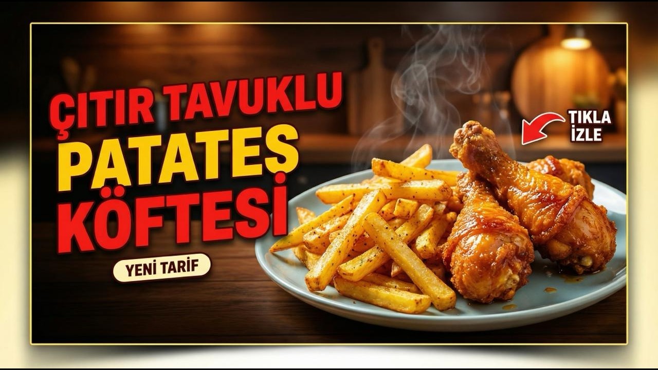 Çıtır Tavuklu Patates Köftesi! Хрустящие Котлеты из курицы с картошкой!