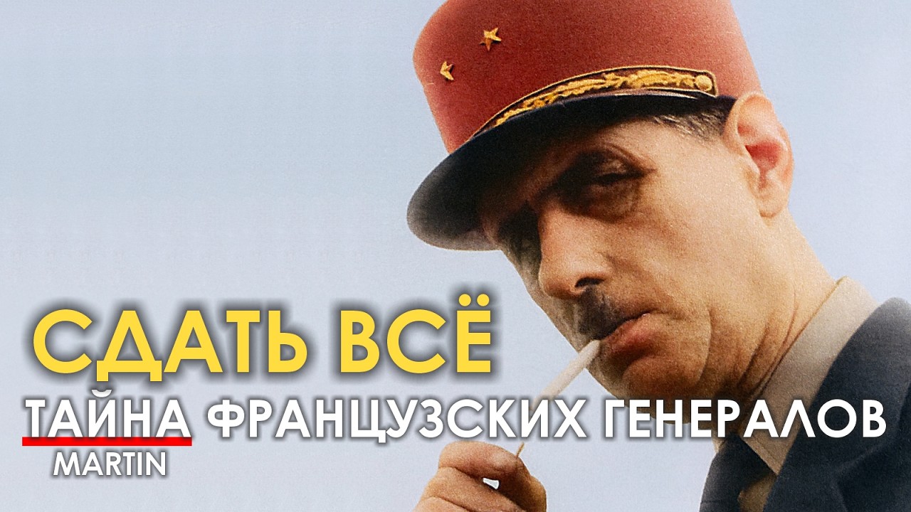 Сдать страну - призвание французских генералов.