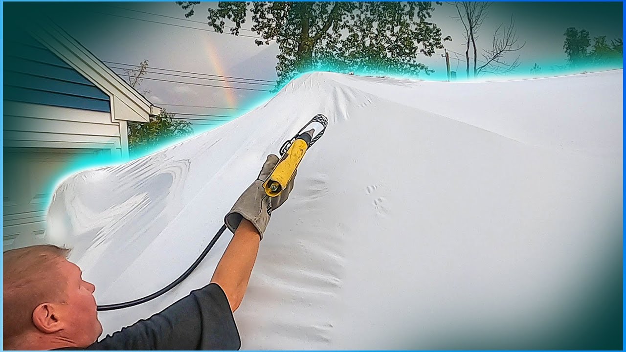 Shrink Wrapping a 17' Star Craft Fishing Boat