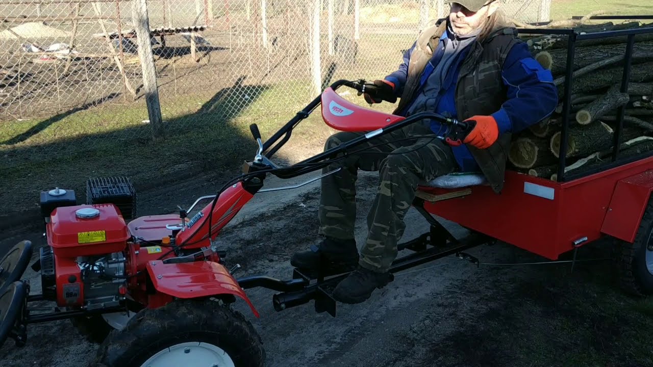 Hecht 7100 kapálógép, rotációs kapa  (SET) bemutatása