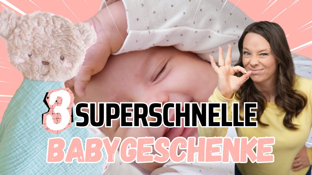 Diese Baby-Geschenke näht JEDER in 15 Minuten! 👶✨
